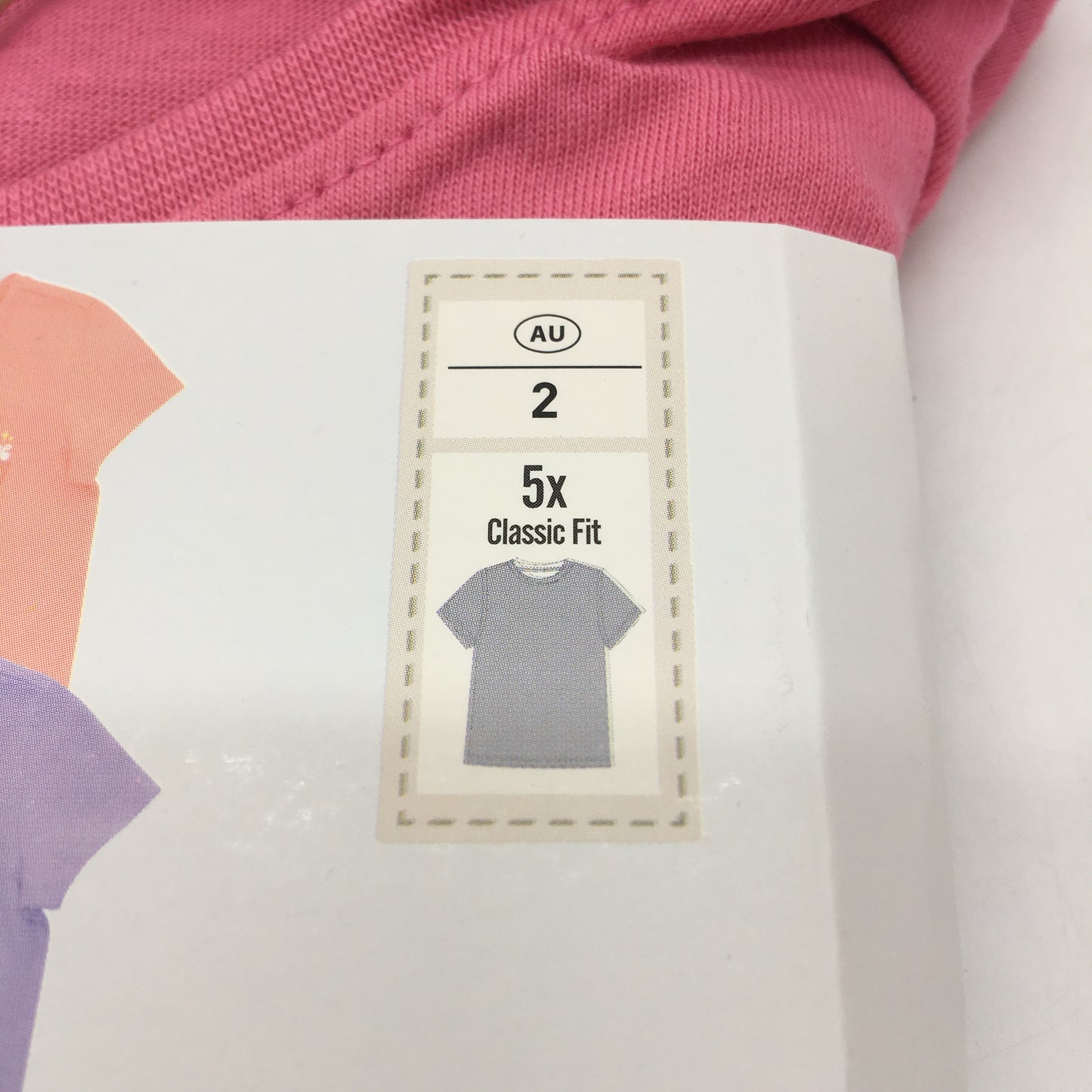 Lily & Dan 2 x 5Pks 100% Cotton Classic Fit Girls Tees Toddler Size 2 NEW