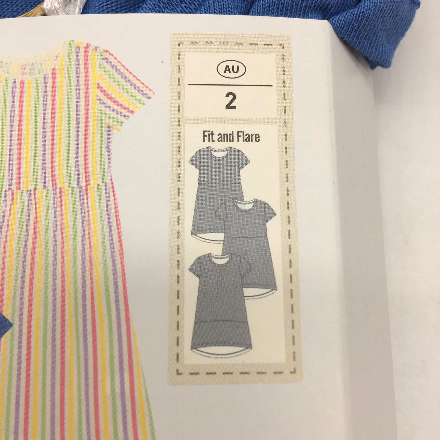 Lily & Dan 2 x 3Pks Fit & Flare 100% Cotton Mutlicoloured Girls Dresses Sz 2 NEW