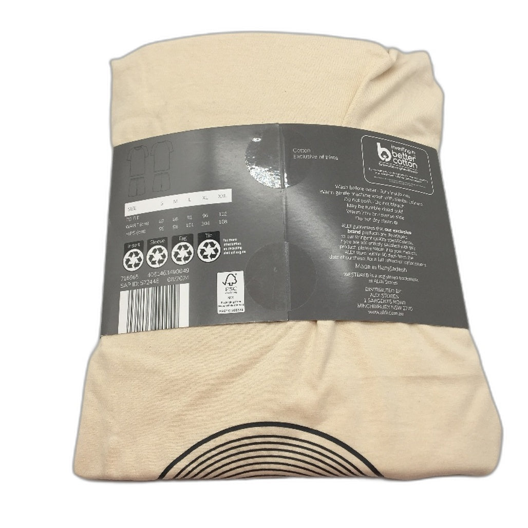 Westbay Mens 'The Original' 100% Cotton Short Sleeve & Shorts PJ Set Size L NEW