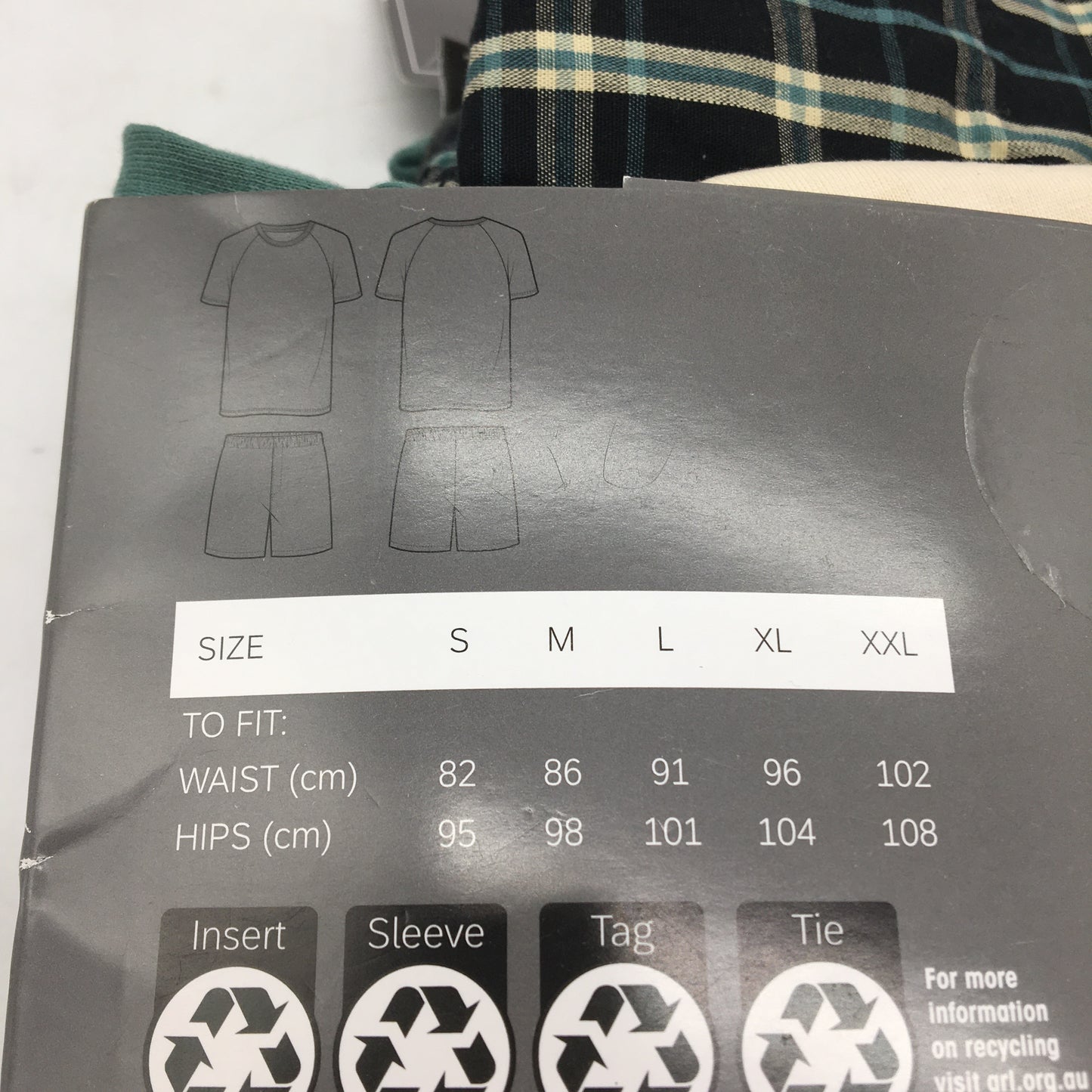 Westbay Mens 'The Original' 100% Cotton Short Sleeve Cream PJ Set Size 2XL NEW