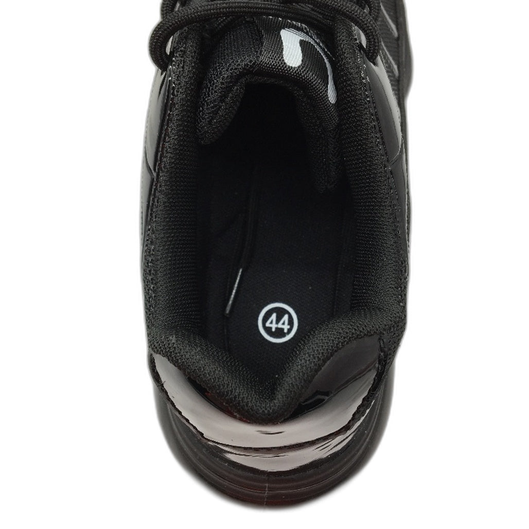 Umburlly Lace Up Black Safety Steel Toed Work Shoes Mens Size EU 44 DEMO