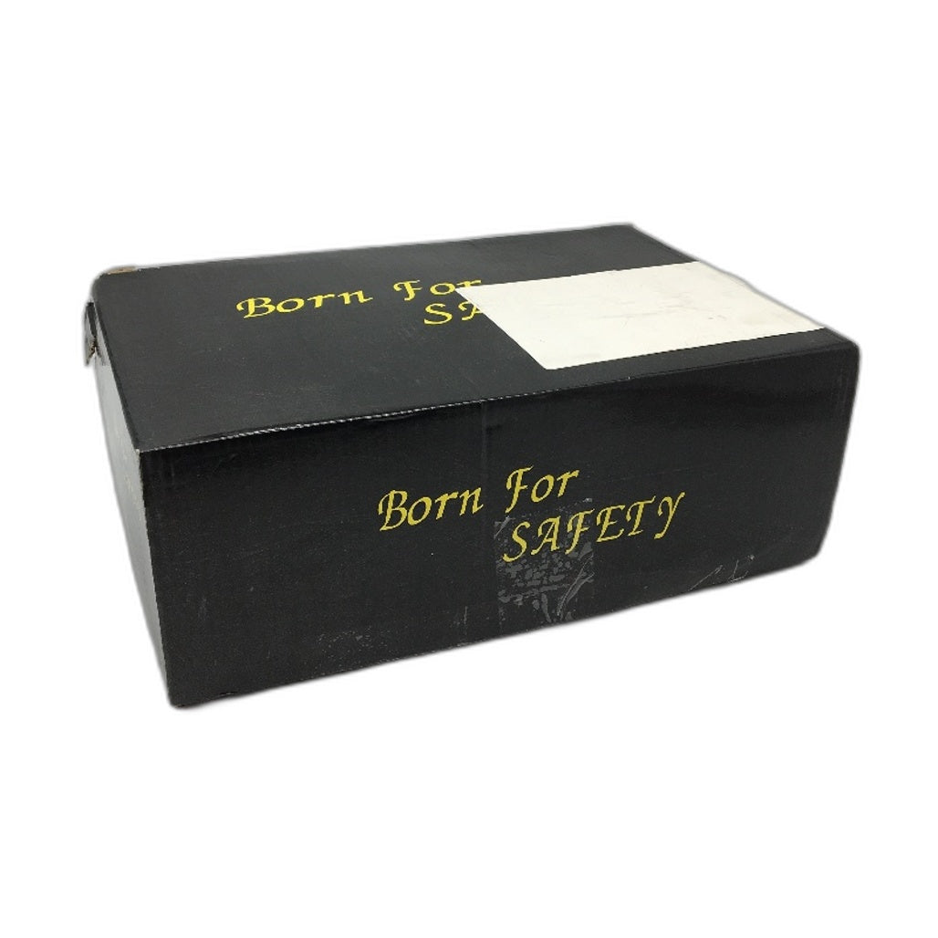 Umburlly Lace Up Black Safety Steel Toed Work Shoes Mens Size EU 44 DEMO