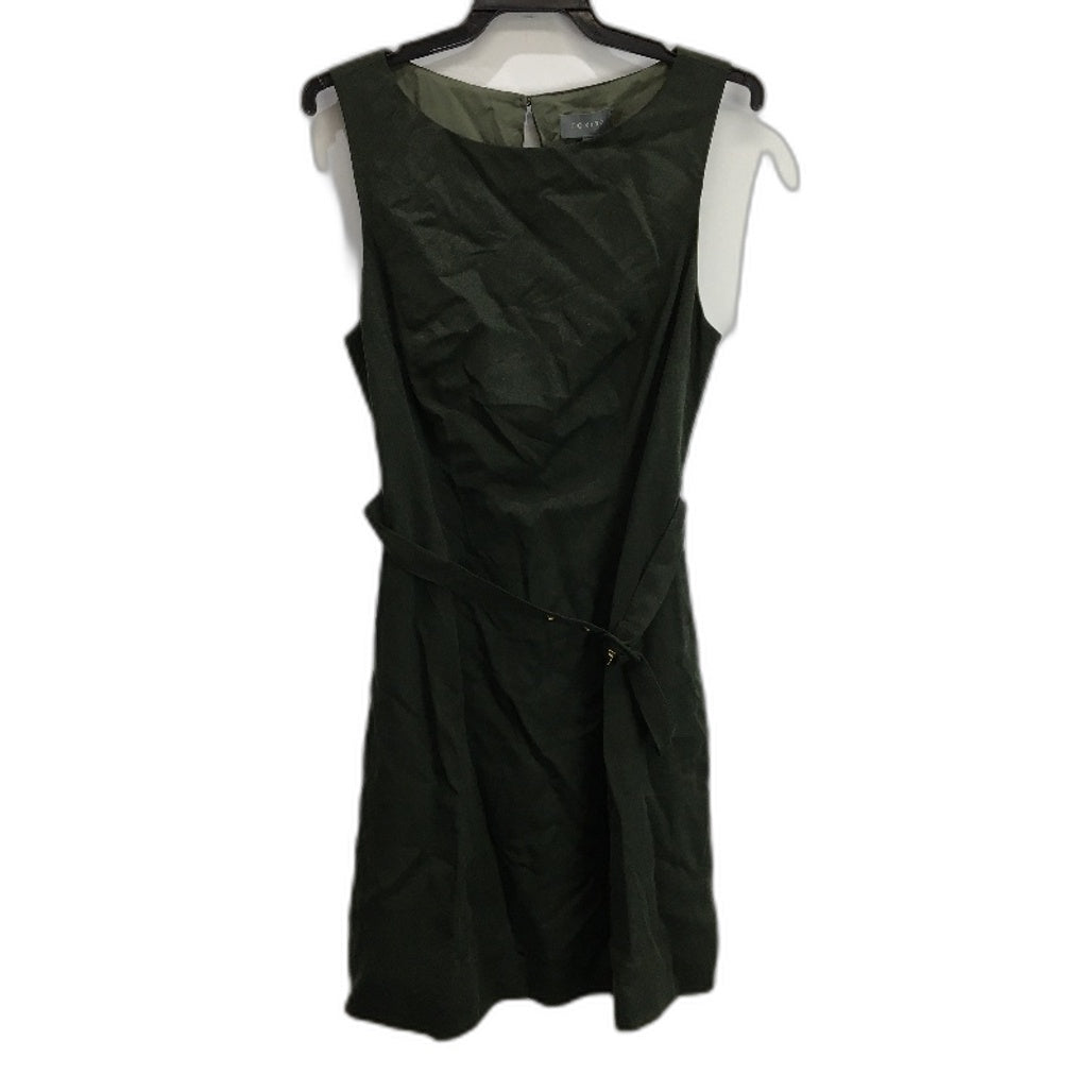 Tokito Myer Sample Forest Green Belted Fully Lined Dress Ladies Size 10 NEW