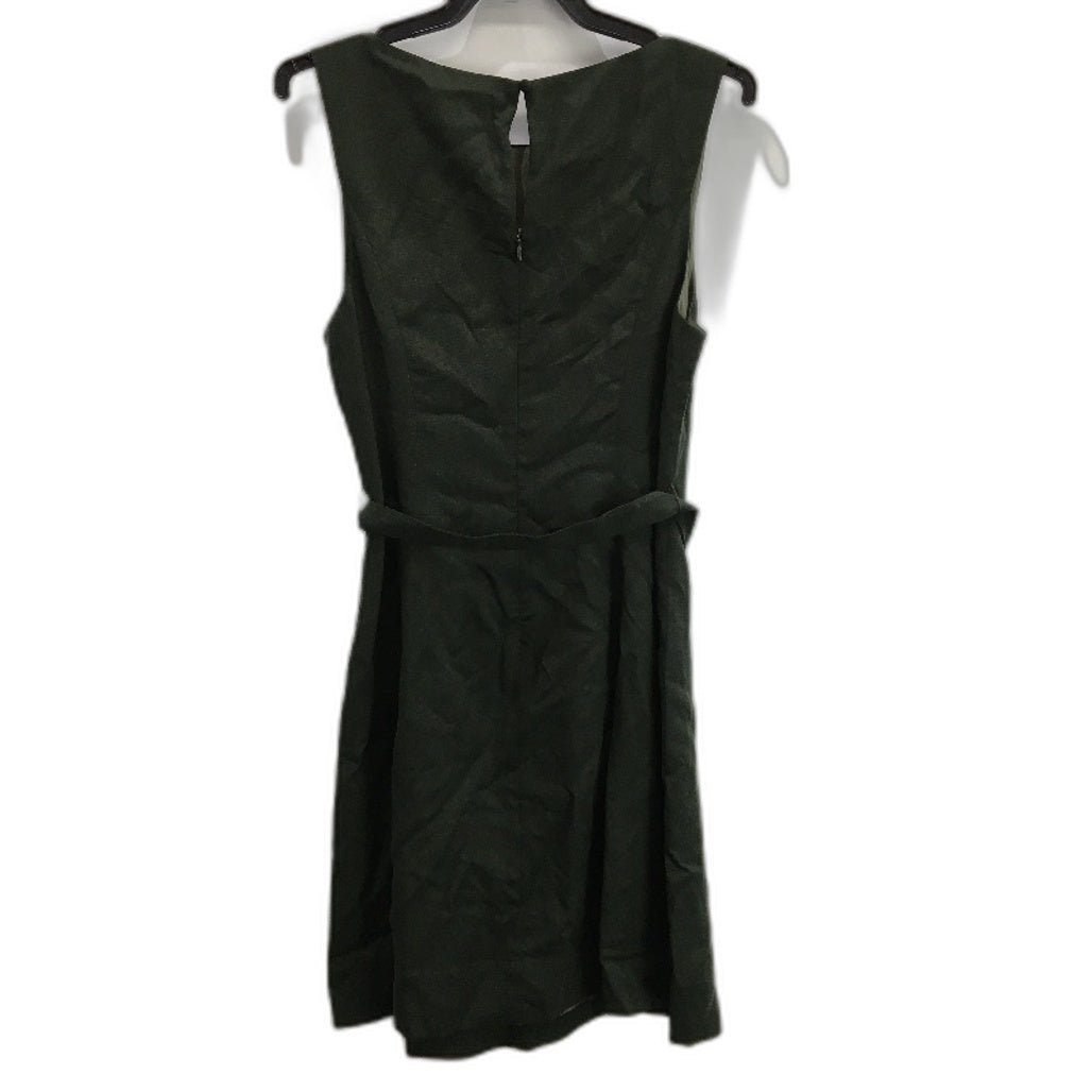 Tokito Myer Sample Forest Green Belted Fully Lined Dress Ladies Size 10 NEW