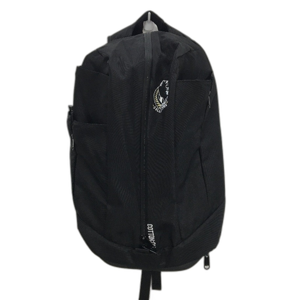 AFL Cotton On Collingwood Magpies Logo Football Sports Black Backpack NEW