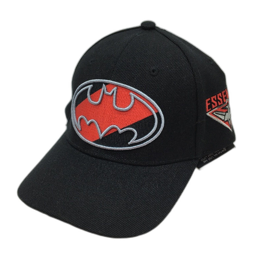 AFL On Field Essondon Bombers Twin Pack Football Red Black Caps Youth NEW