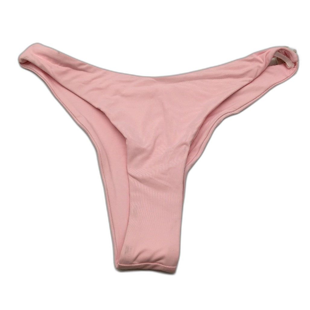 Subtitled Baby Pink Cute Swim Bikini Bottom Cheeky Style Ladies Size Large NEW