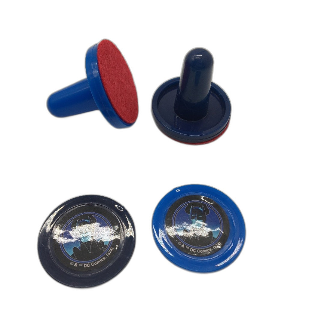 DC DC Batman Mini Super Air Hockey With Real Air Powered Action Blue & Navy Blue - Durable, Lightweight, Fast Shipping NEW