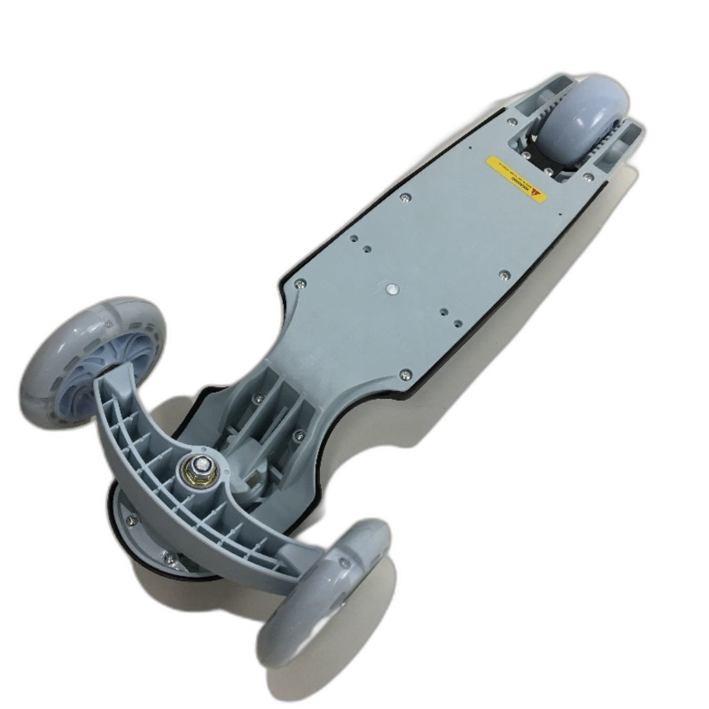 Tri-Wheel Black & Grey Kick Scooter With Handlebars For Kids & Teens X8 Model