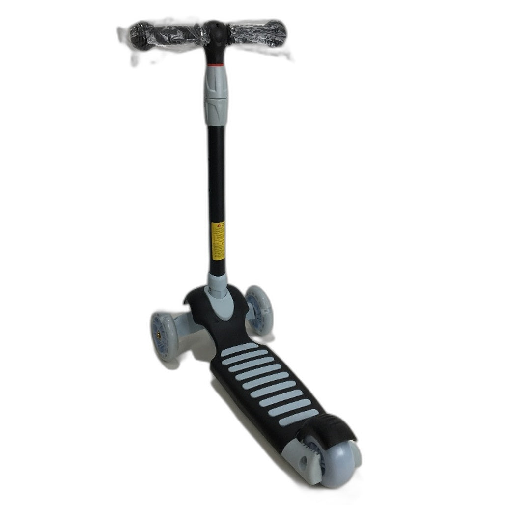 Tri-Wheel Pink & Grey Kick Scooter With Handlebars For Kids & Teens X8 Model