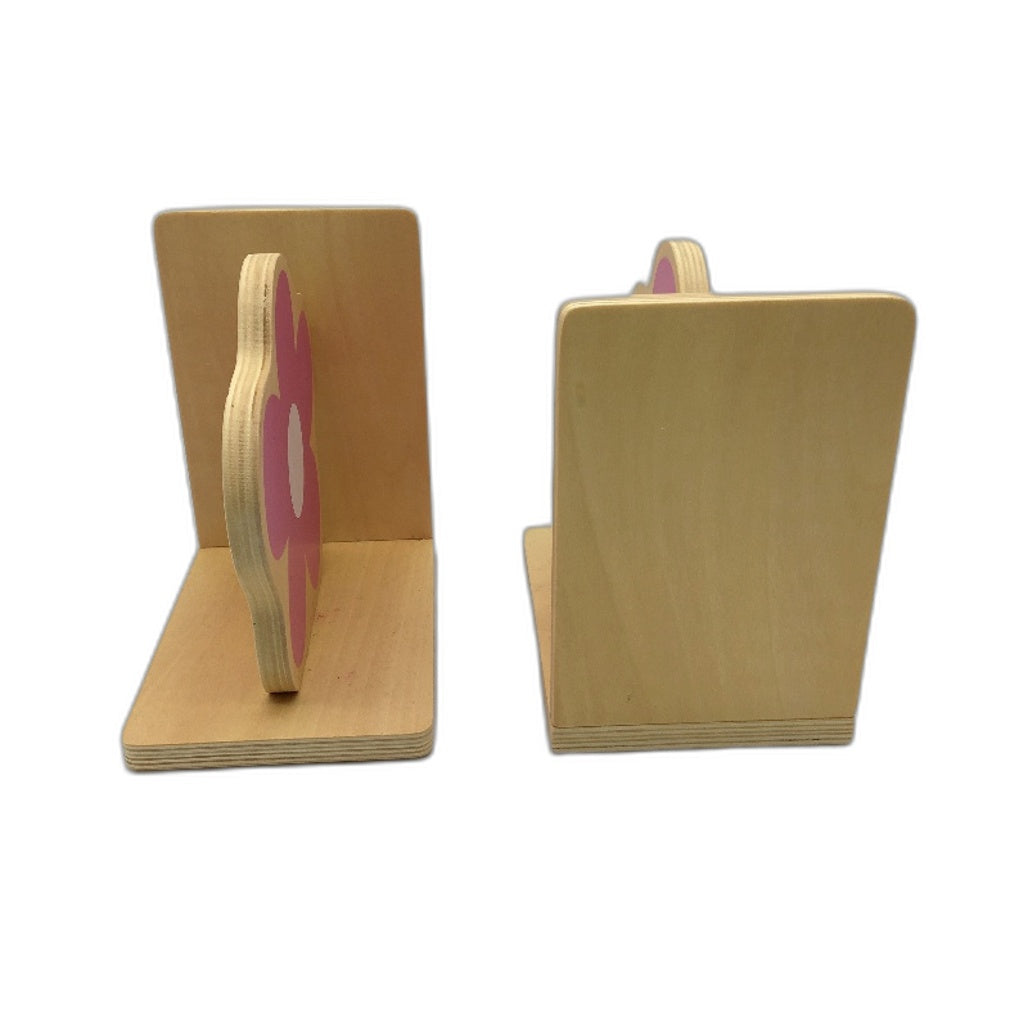 Penny Scallan Design Daisy Themed Wooden Bookend Cute Unique Shelf Decor NEW