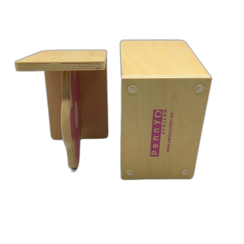 Penny Scallan Design Daisy Themed Wooden Bookend Cute Unique Shelf Decor NEW