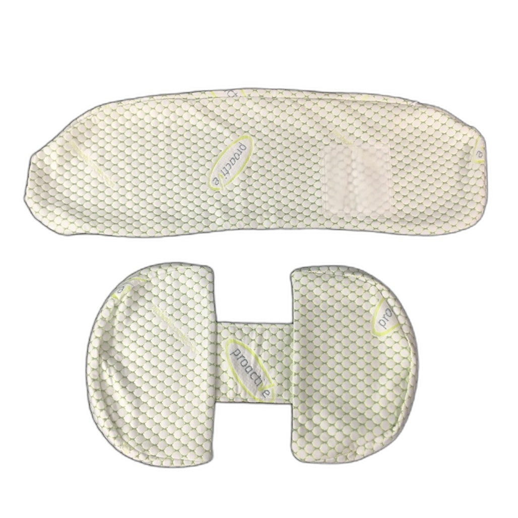 Oternal Anti-Bacterial U-Shaped Double Wedge Belly Support Pregnancy Pillow NEW
