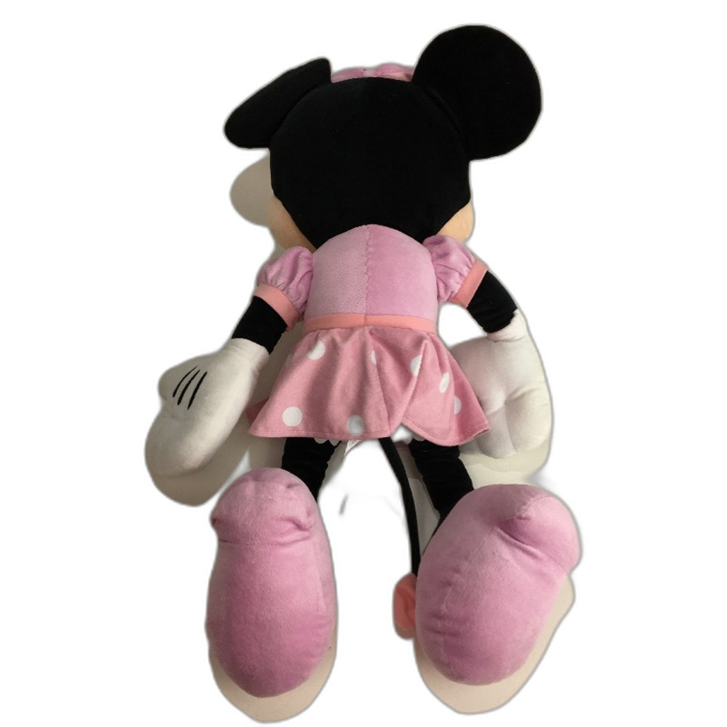 Disney Mickey Mouse Clubhouse Minnie Mouse Jumbo 22 Plush Toy Pink - Polyester Fibers Lightweight & Durable Headstart