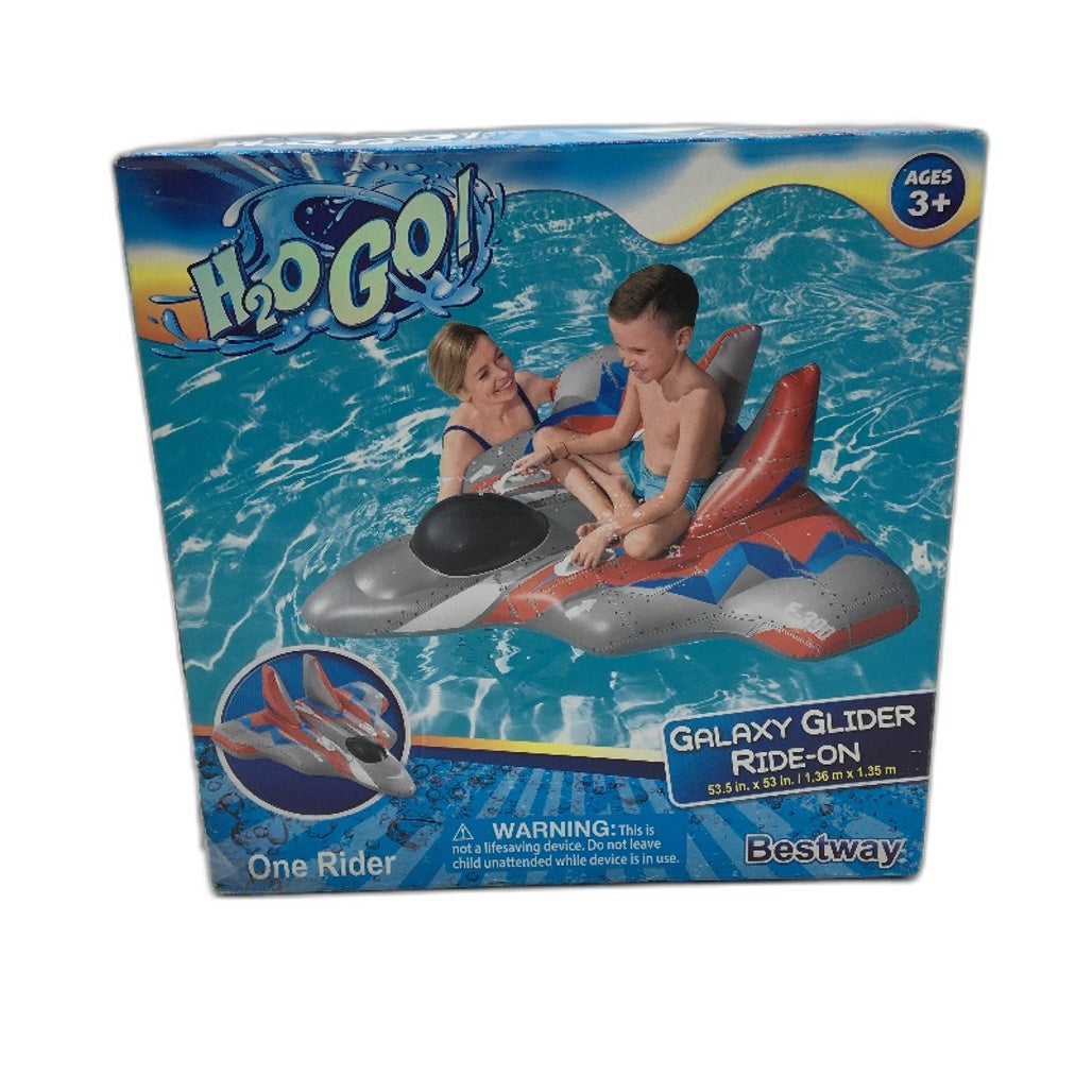 Bestway H20GO Galaxy Glider Ride-On One Rider Inflatable Swimming Pool Toy NEW