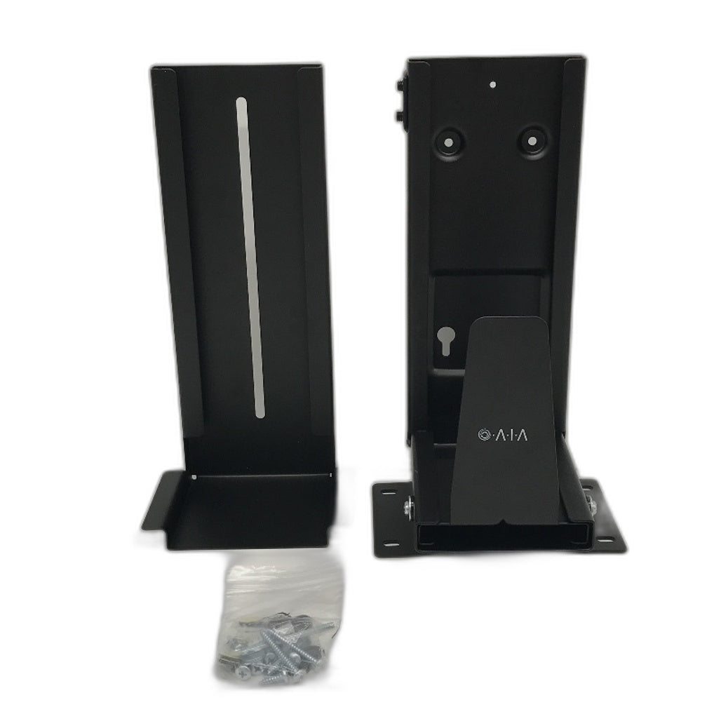 VIVO Black Adjustable Under-Desk&Wall PC Mount Alloy Steel Model Mount-PC01 NEW