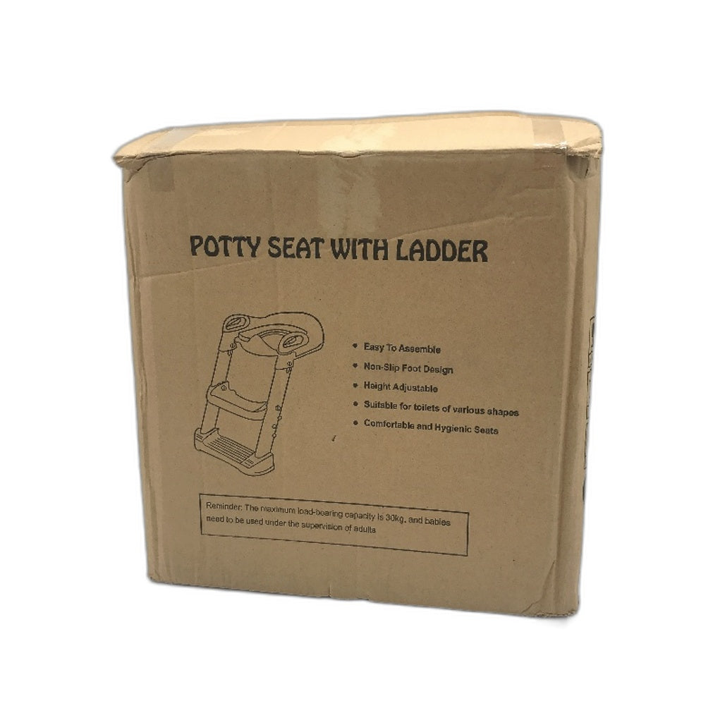 USOR Blue & Yellow Potty Toilet Training Seat With Step Stool Ladder Anti-Slip