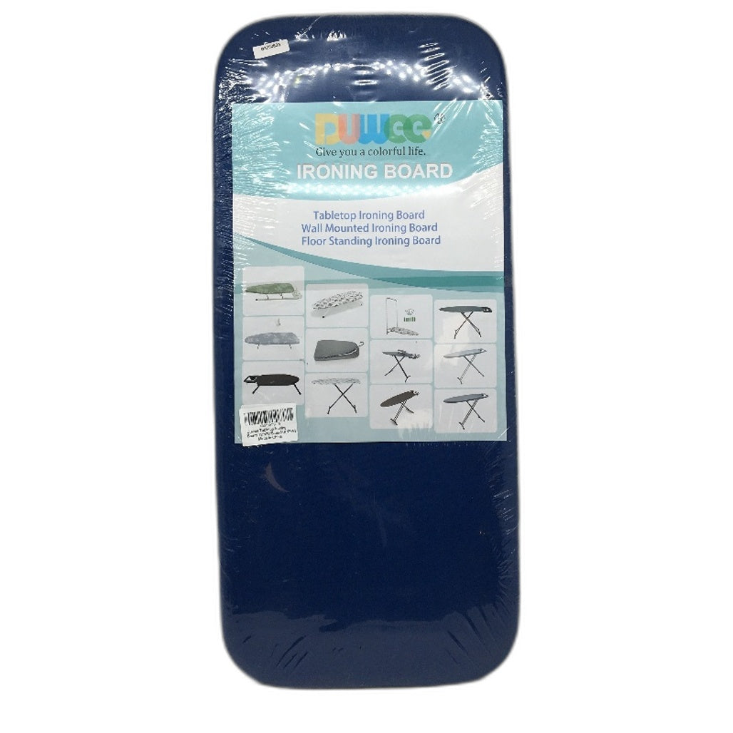 Duwee 12 x 28 Inch Blue Table Top Ironing Board Thick Felt Padding NEW