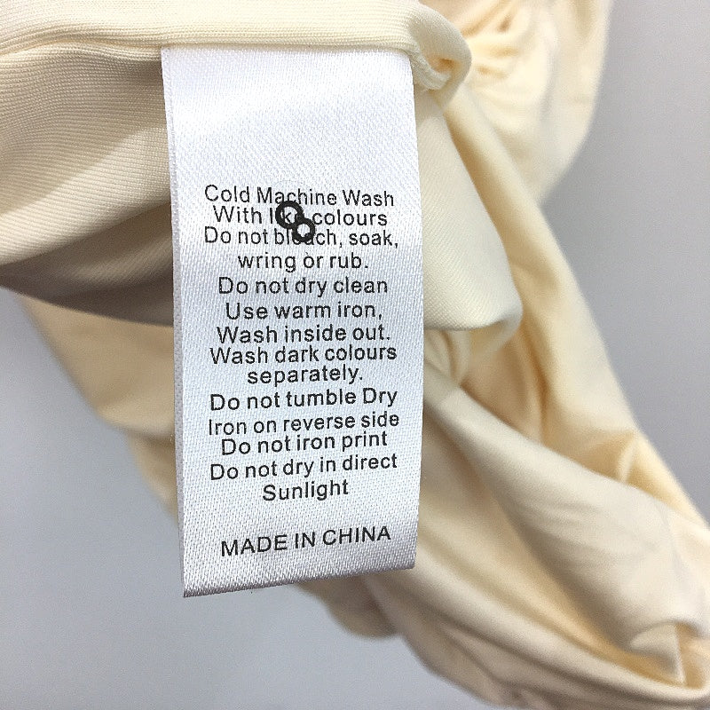 Alice In The Eve Cream 'Lena' Ruched Slinky Mini Dress Ladies Size Small NEW