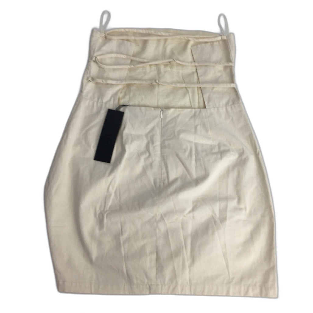 Lioness Allure Ivory White Strapless Mini Tube Dress Ladies Size Large NEW