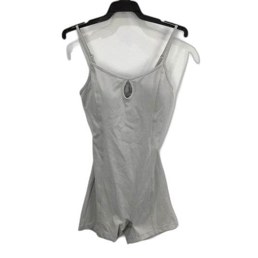 Subtitled Sports Club Gather Back Seam Light Grey Unitard Ladies Size Small NEW