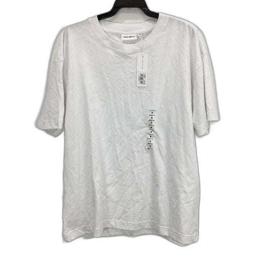 General Pants O.G Crop White Cotton Short Sleeve Tee Shirt Mens Size Medium NEW