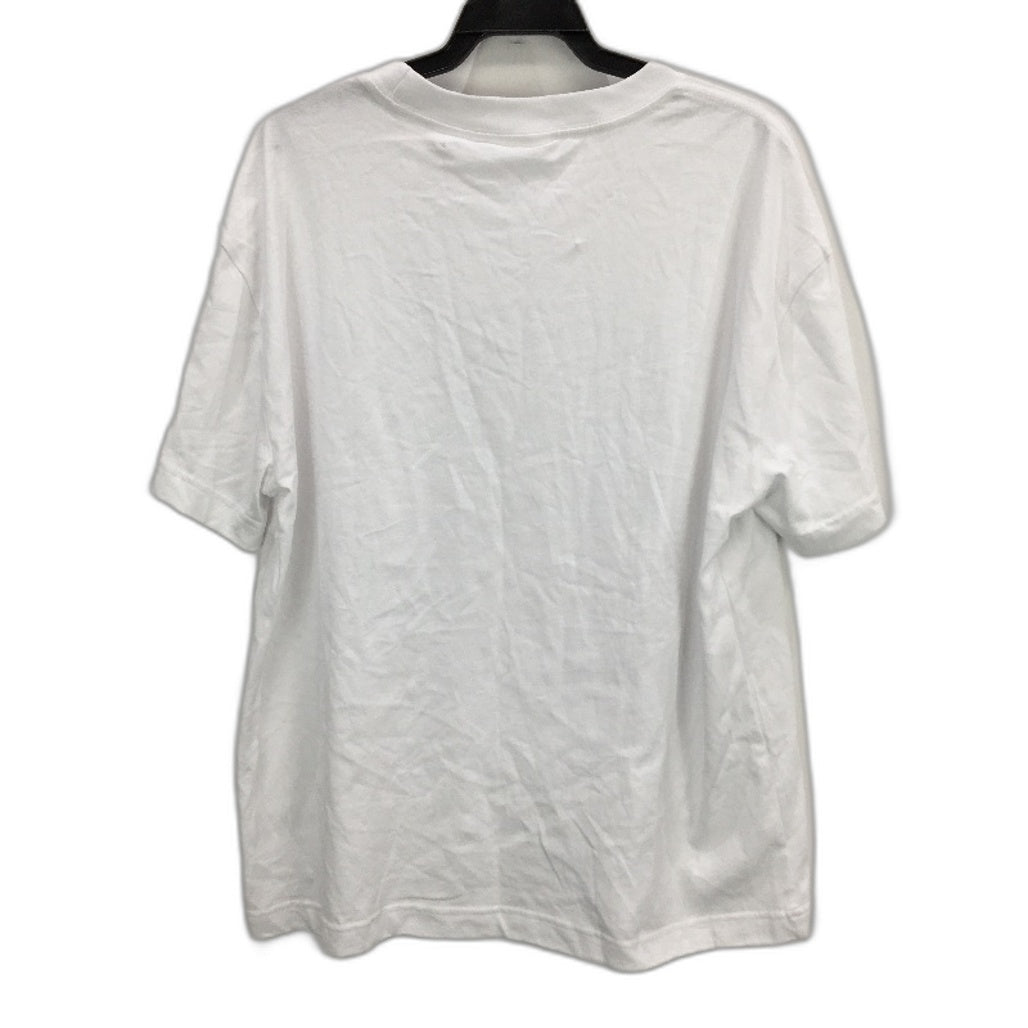 General Pants O.G Crop White Cotton Short Sleeve Tee Shirt Mens Size Medium NEW