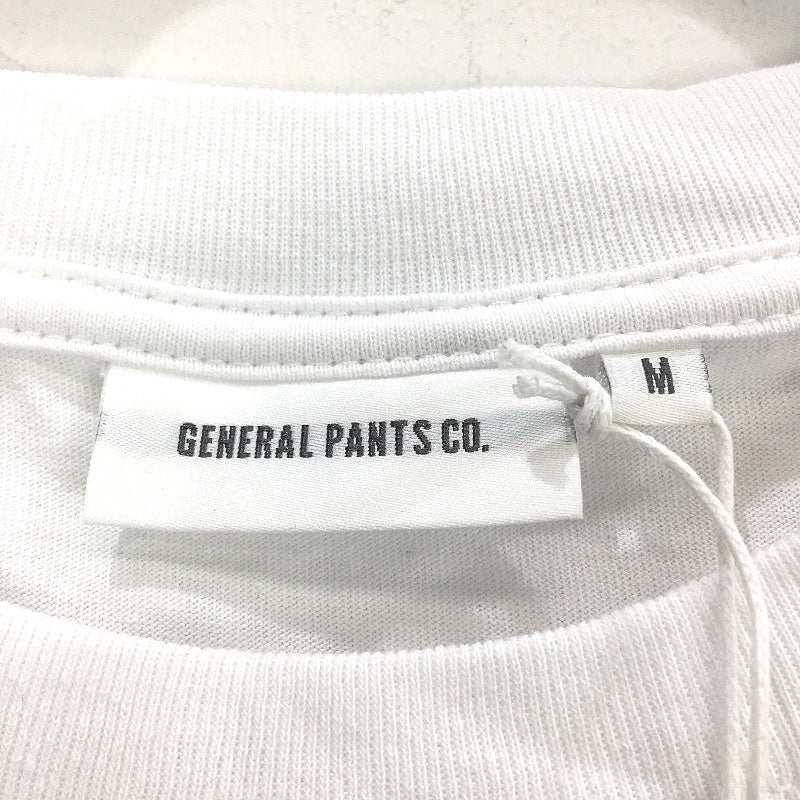 General Pants O.G Crop White Cotton Short Sleeve Tee Shirt Mens Size Medium NEW