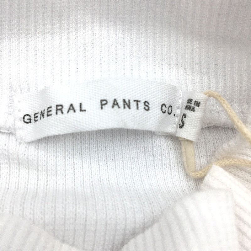General Pants Essentials Long Sleeve White Skivvy Top Ladies Size Small NEW