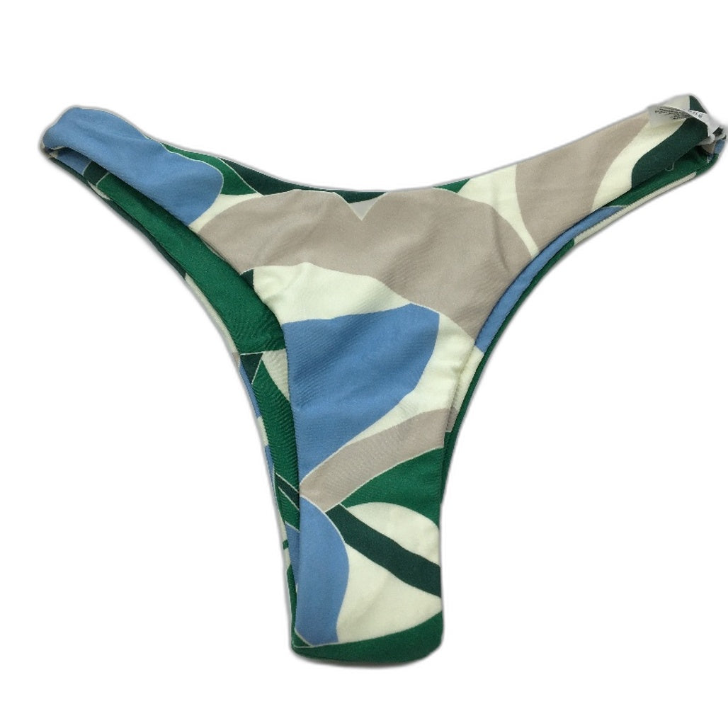 Subtitled Coko Printed Underwire Abstract Art Bikini Bottoms Ladies Size S NEW