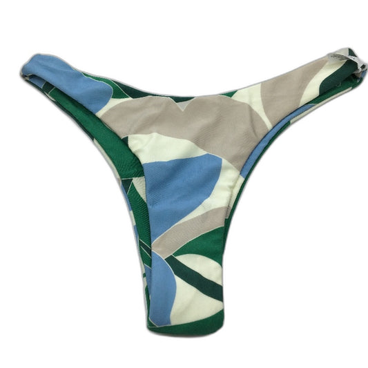 Subtitled Coko Printed Underwire Abstract Art Bikini Bottoms Ladies Size S NEW