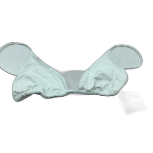 Subtitled Classic Triangle Slide White Bikini Top Ladies Size Small NEW