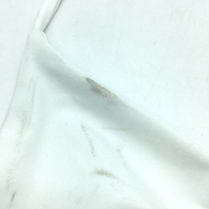 Subtitled Classic Triangle Slide White Bikini Top Ladies Size Small NEW