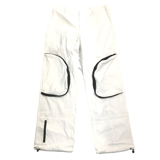 Neon Hart Skylar Patch Pocket Low Rise White Ski Pants Ladies Size Large NEW
