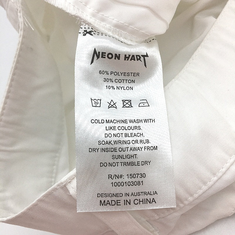 Neon Hart Skylar Patch Pocket Low Rise White Ski Pants Ladies Size Large NEW