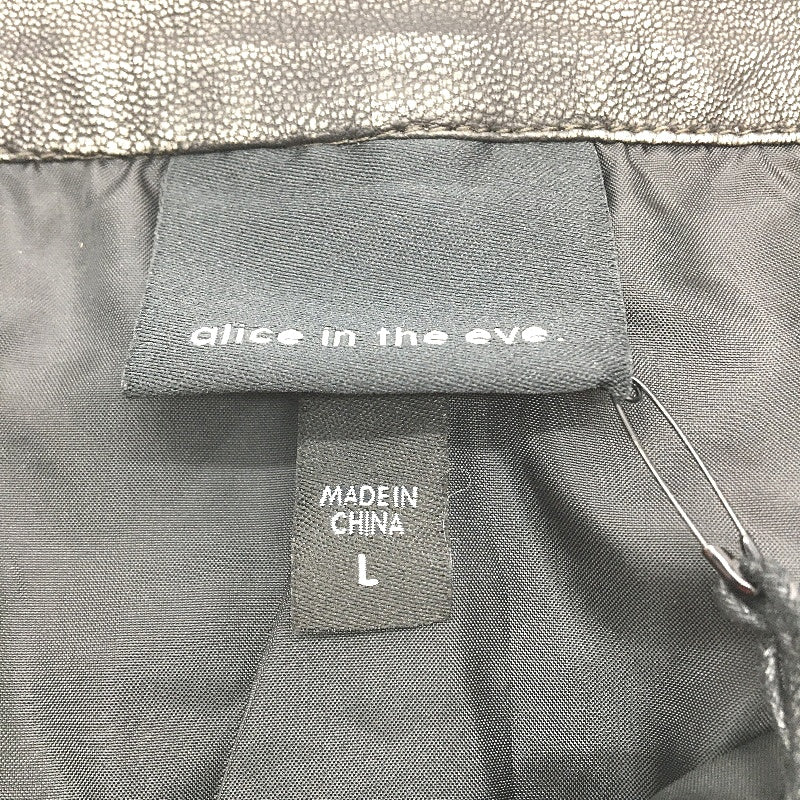 Alice In The Eve Esme Leather Look Mid Rise Mini Skirt Ladies Size Large NEW