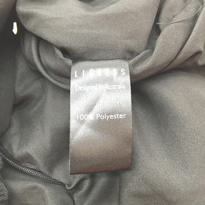 Lioness Ford Onyx Black Sash Belt Plisse Mini Skirt Ladies Size Small NEW