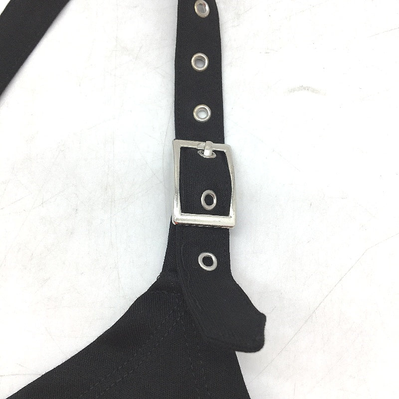 Insight Single Strap Buckle Black Cropped Cami Top Ladies Size XXS NEW