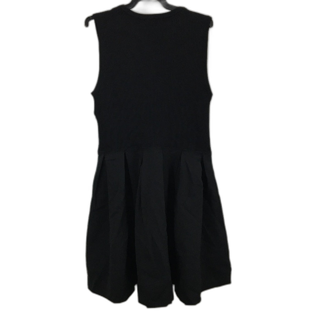 Portmans Dee Knit Woven Short Sleeveless Black Dress for Women - Size AU 16 - NEW