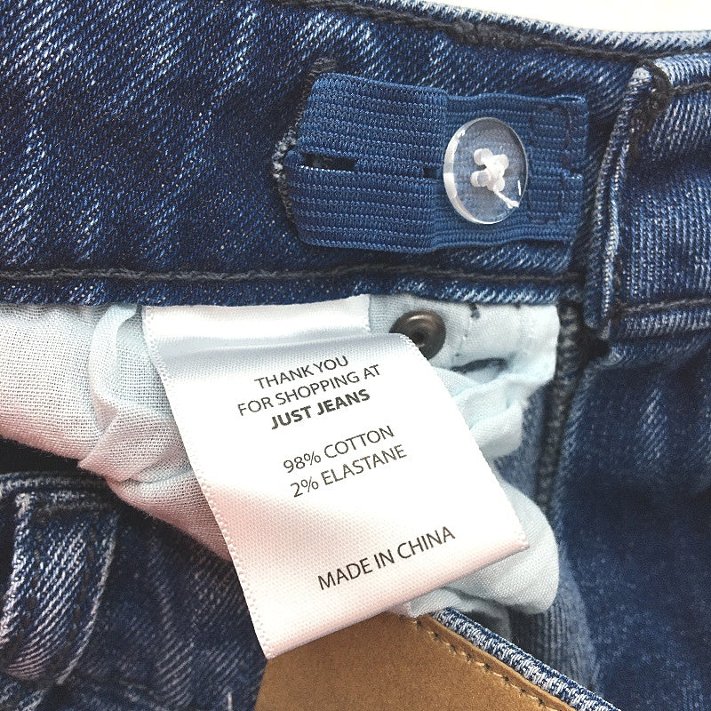 Just Jeans Straight Leg Mid Rise Blue Full Length Denim Jeans Boys Size AU 8 NEW