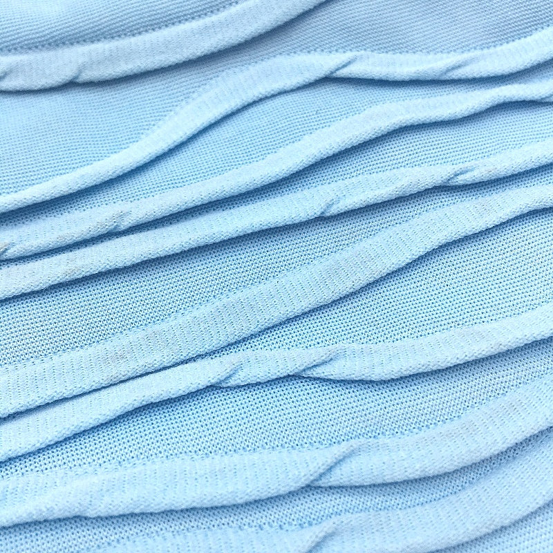 Alice In The Eve Sky Blue Stretch Cleo Crinkle Mini Skirt Ladies Size M NEW