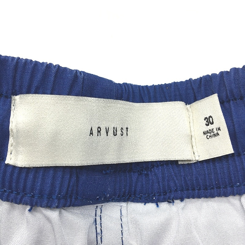 Arvust Holiday 16" Volley Blue Drawstring Umberella Print Shorts Mens Sz 30 NEW