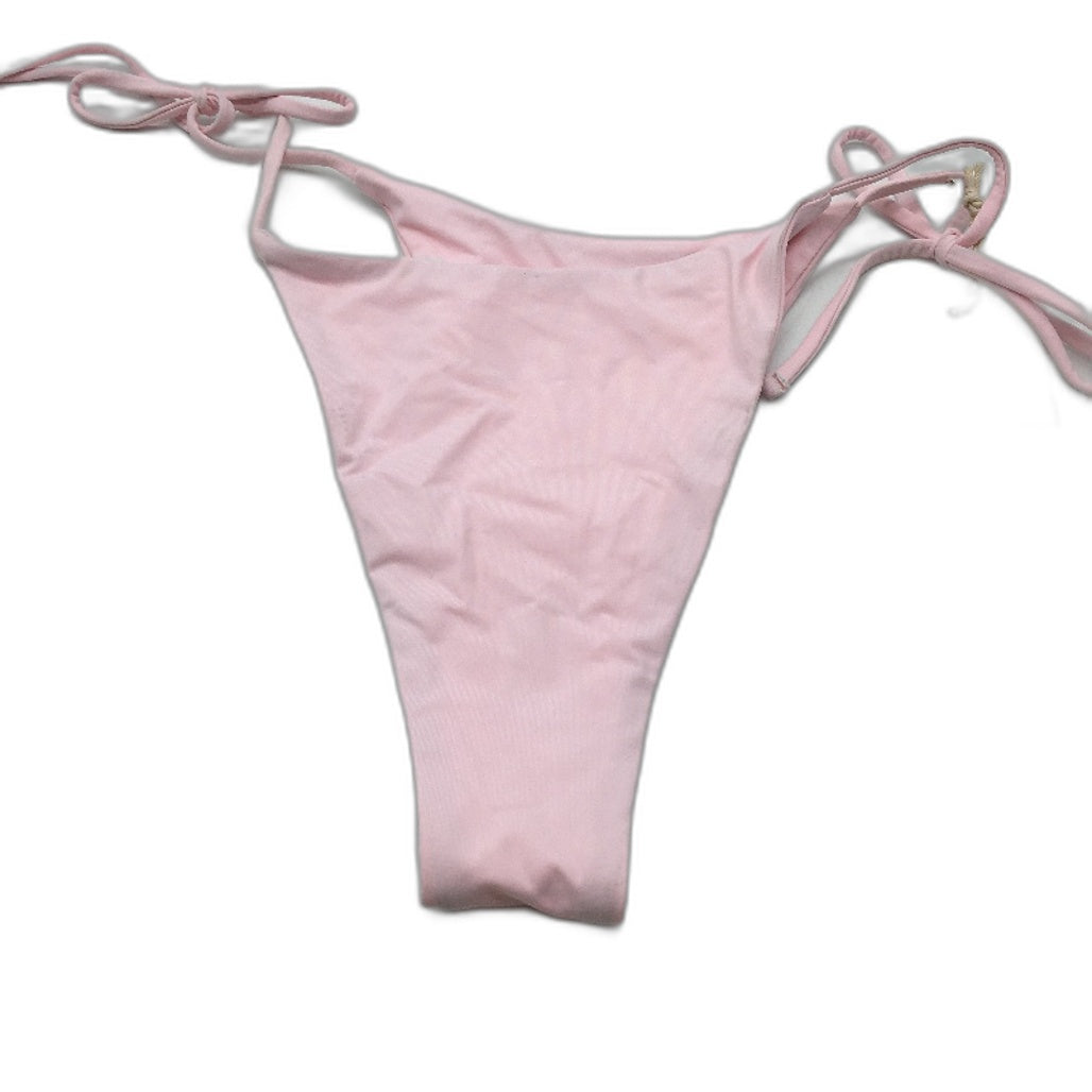 Subtitled Australian Designed Tie Side Baby Pink Bikini Bottom Ladies Size M NEW