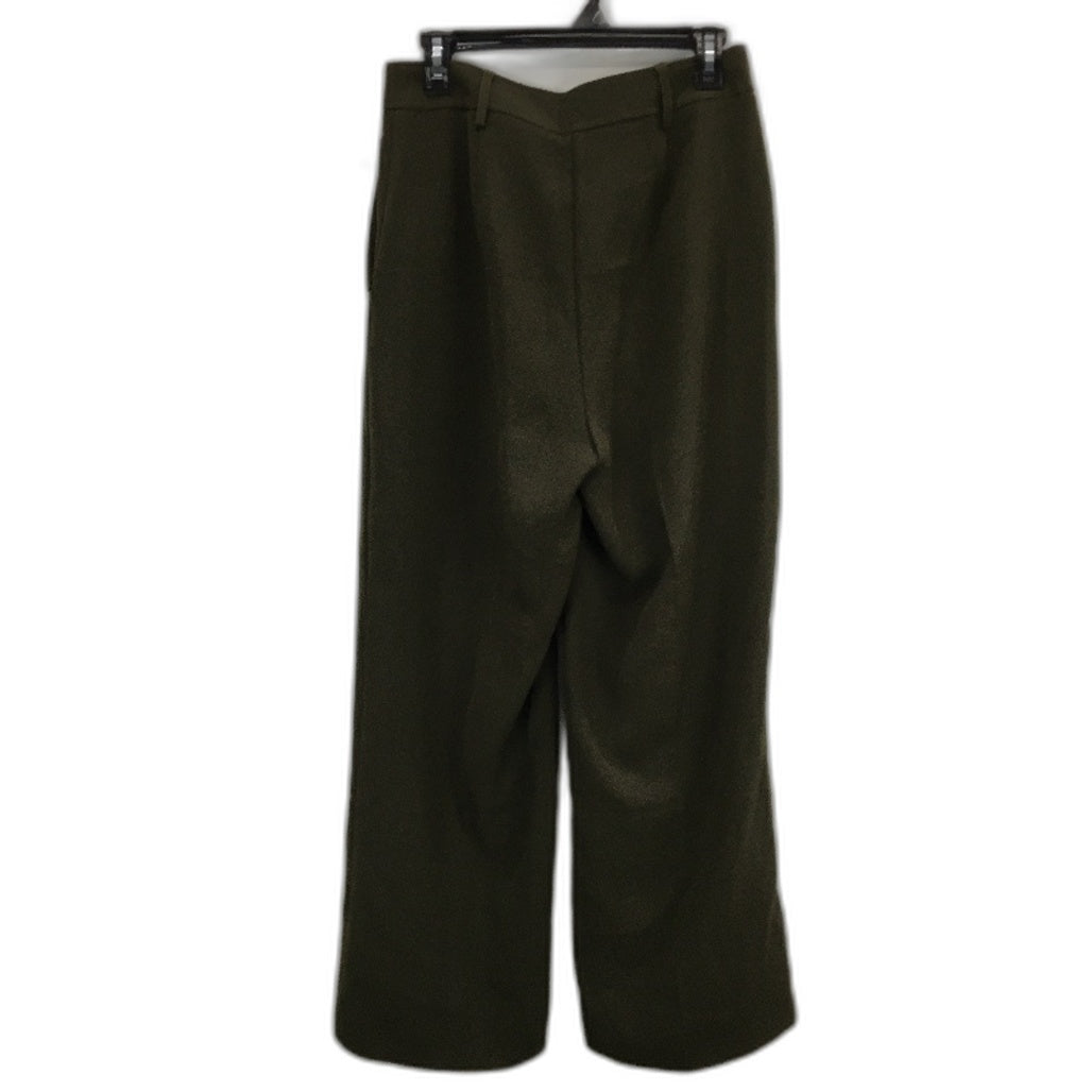 Tokito Petites Dark Olive Baggy Long Straight Leg Pants Ladies Size 10 NEW