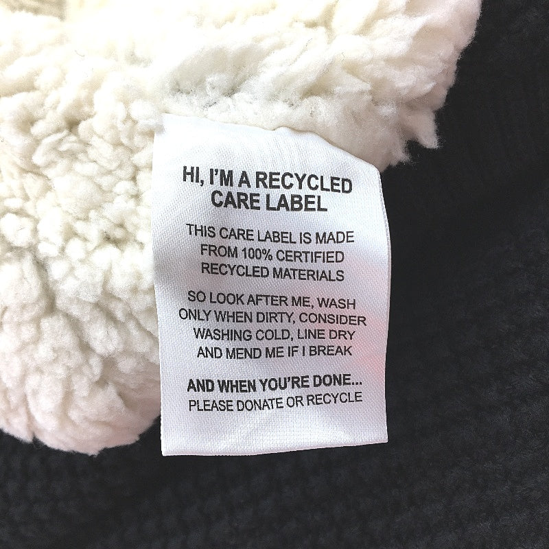 Bauhaus Black Heavyweight Knit Woolen Inside Zip Up Hooded Jacket NEW