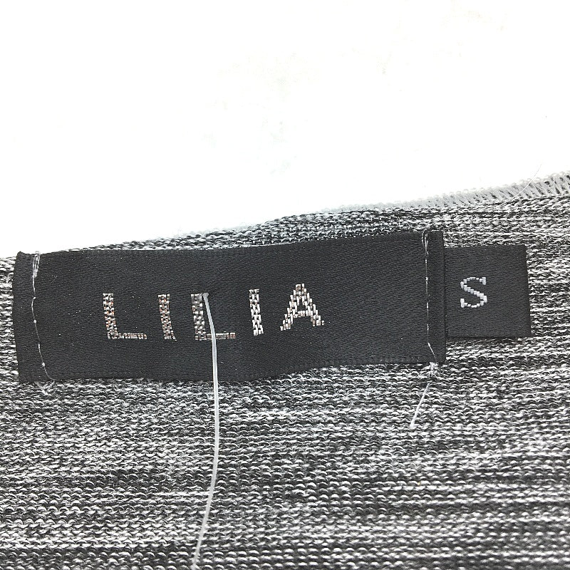 Lilia Lightweight Knit Cardigan Long Sleeve Grey And Gold NEW