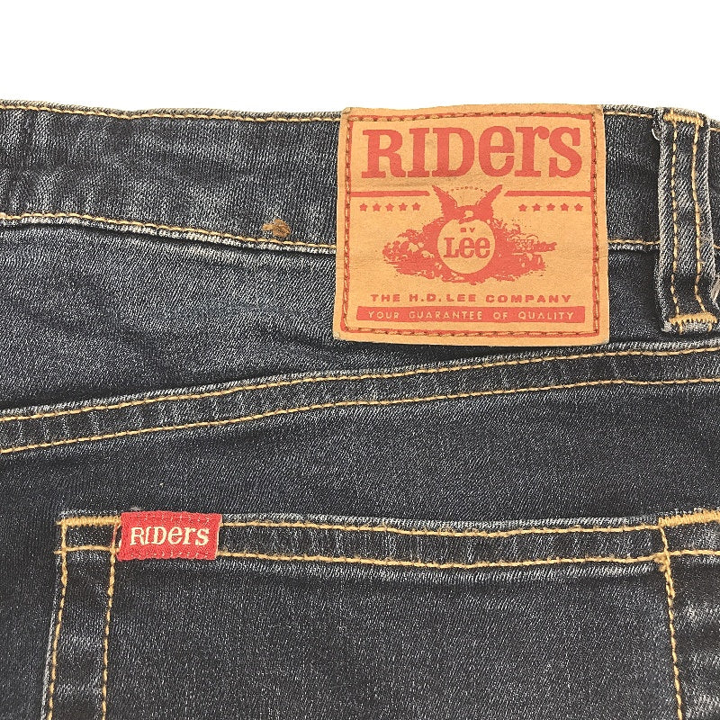 RIDERS by Lee Mid Waist Straight Jeans for Women - Blue Cotton Denim Size 13