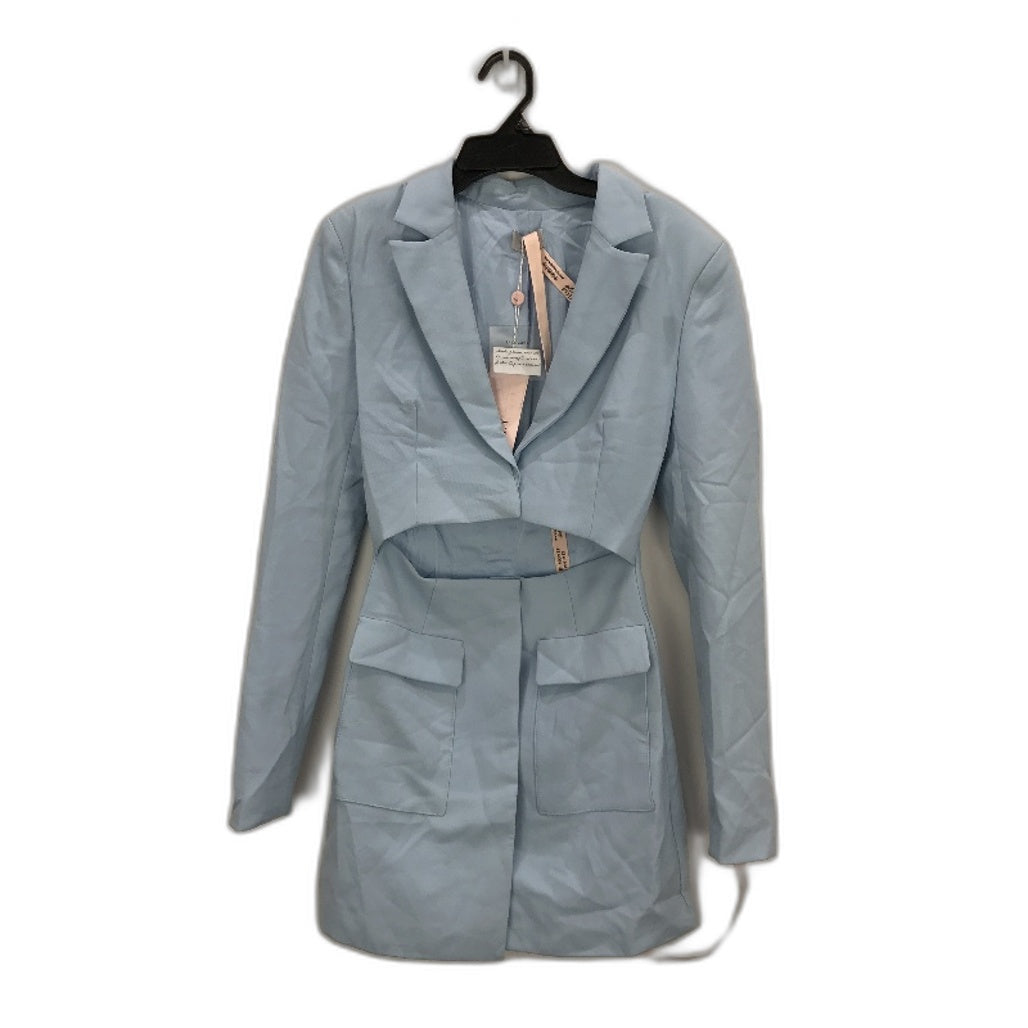 NEW Oh Polly button blazer dress Pastel Blue Ladies size 4