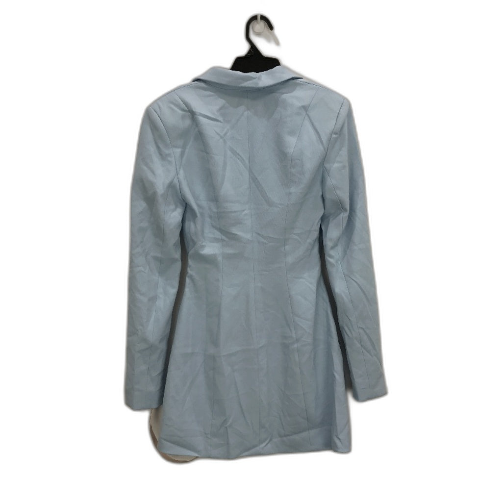 NEW Oh Polly button blazer dress Pastel Blue Ladies size 4
