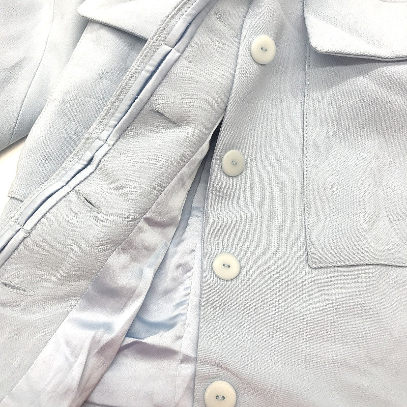 NEW Oh Polly button blazer dress Pastel Blue Ladies size 4